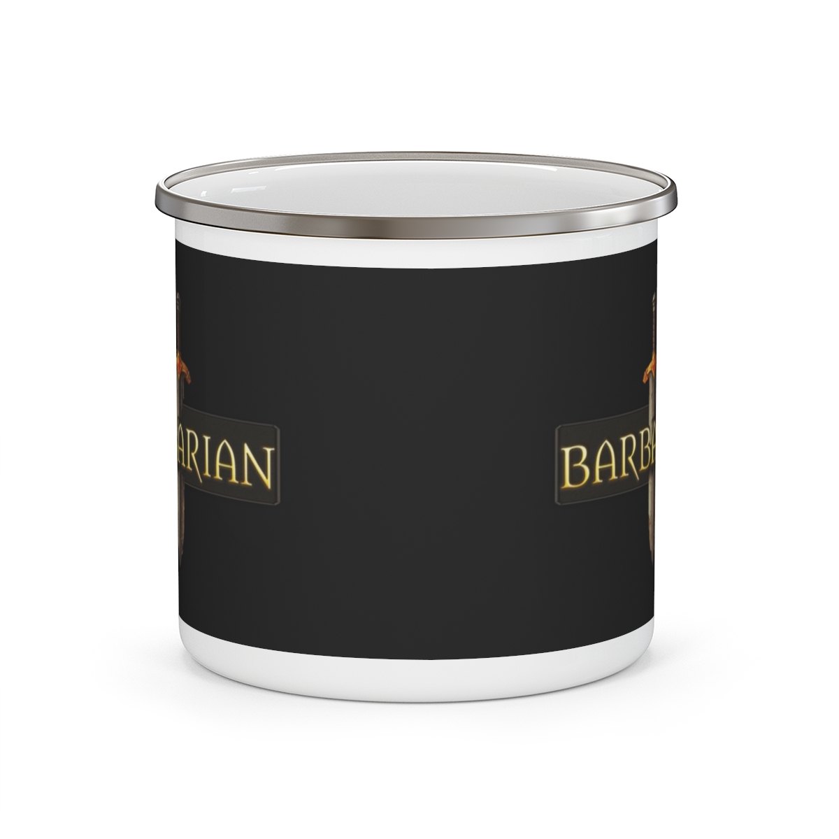 Barbarian Enamel Camping Mug