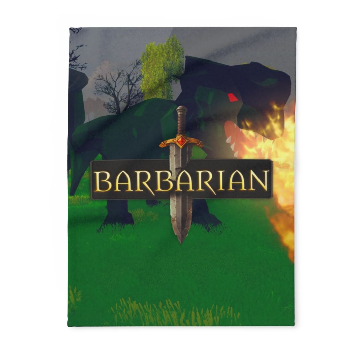 Barbarian Fleece Blanket