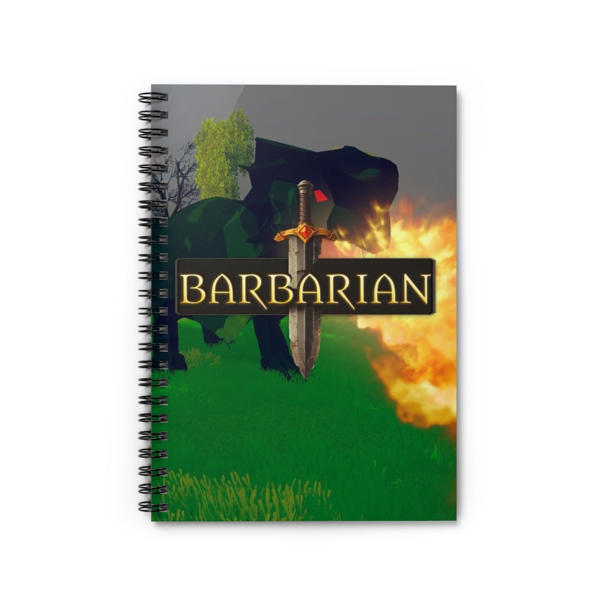 Barbarian Spiral Notebook