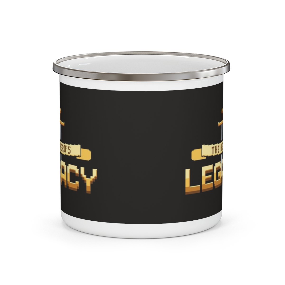 The Hero's Legacy Enamel Camping Mug
