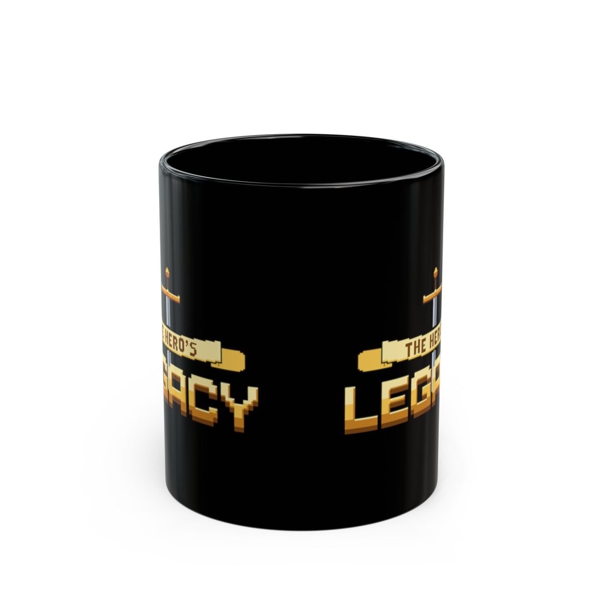 The Hero's Legacy Black Mug